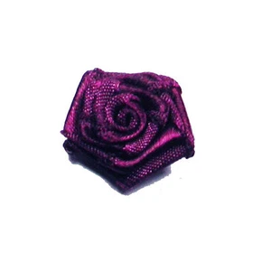 Polyester Satin Ribbon Roses 3/4" - 7/8" 24 Pieces Per Pack *Colors* - Picture 1 of 17