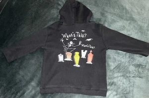 New Disney Black Hoodie Toddler  3T Nightmare Before Christmas Jack Skellington - Picture 1 of 2