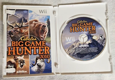 Cabela's Big Game Hunter 2010 (Nintendo Wii, 2009) Complete Foto 1 de 4