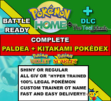 Complete/Full Paldea + The Teal Mask DLC Pokedex  - Pokemon Scarlet/Violet  HOME