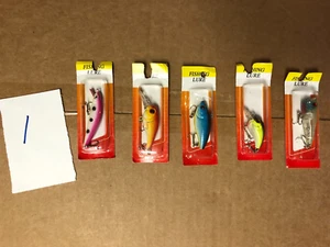 (5) Fishing Lures New. Light Weight Plus 1 not pictured total (6) - Picture 1 of 4
