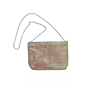 VTG BAGS by MICHAEL Gold Metal Mesh Evening Handbag Purse w/ Chain Strap - Picture 1 of 3