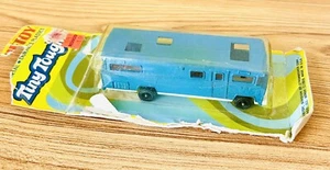 Vintage 1970 Tootsie Toy Tiny Toughs Winnebago/Camper/RV/Motorhome Blue/White - Picture 1 of 10