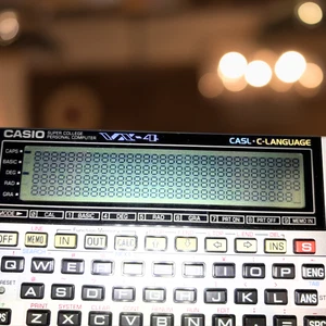 Vintage Casio VX-4 Pocket Computer Programmable Calculator RAM 64KB Tested Japan - Bild 1 von 12