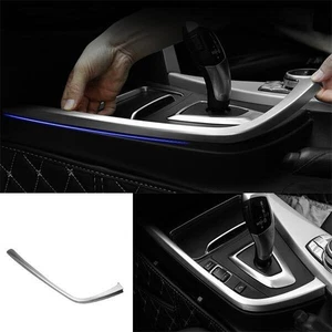 For Bmw 3 4 Series Gt Central Console Silver Steel Gear Shift Panel Trim 13-2019 - Bild 1 von 4