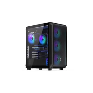 Ventilateurs de boîtier de jeu en verre trempé ENDORFY Arx 500 ARGB noir ATX ITX micro ATX - Photo 1/1