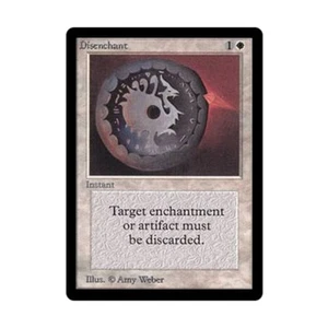 WOTC MtG Beta Disenchant (C) VG - Picture 1 of 1