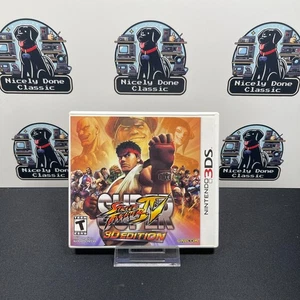 Super Street Fighter IV -- Edición 3D (Nintendo 3DS, 2011) - SOLO ESTUCHE Y MANUAL - Imagen 1 de 6