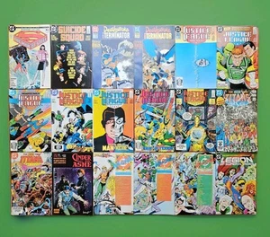 Huge Copper Age Lot Of 41 DC Comic Books High Grade Deathstroke Superman JLA - Picture 1 of 16