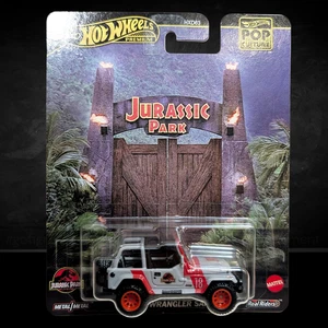 Jurassic Park 92 Jeep Wrangler Sahara Hot Wheels Premium Popkultur Diecast Auto - Bild 1 von 6