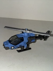 2012 MILITARY Matchbox MISSION HELICOPTER Blue Chopper; B TEAM LOOSE Copter - Picture 1 of 7