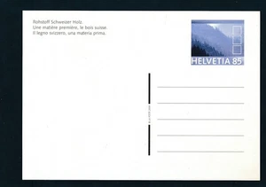 D464183 Switzerland Postal Stationery Mint unused Rohstoff Schweizer Holz - Picture 1 of 2