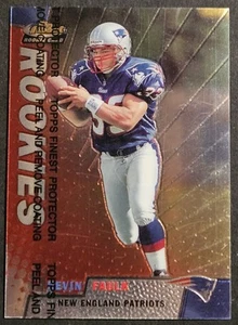 Topps Finest With Peel #154 1999 Kevin Faulk RC LSU Tigers New England Patriots - Imagen 1 de 2