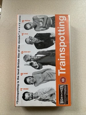 Trainspotting (VHS, 1996) Widescreen Edition Orange - Image 1 of 3