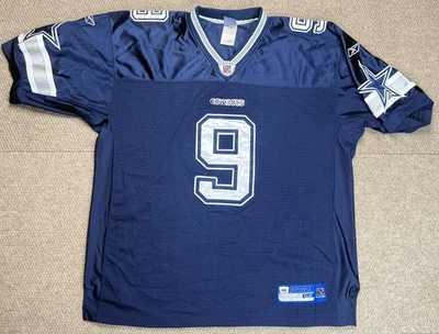 Camiseta de fútbol americano Reebok NFL de colección Dallas Cowboys #9 Tony Romo talla 52 Foto 1 de 4
