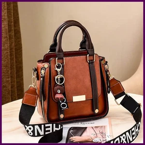 Mujer Cuero PU Bolso Cartera Bolsos de Hombro Bolso Mensajero Cartera Bandolera - Imagen 1 de 30