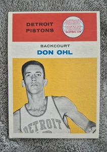1961-62 Fleer Set-Break # 33 Don Ohl Rc EX-EXMINT Pistons - Picture 1 of 3