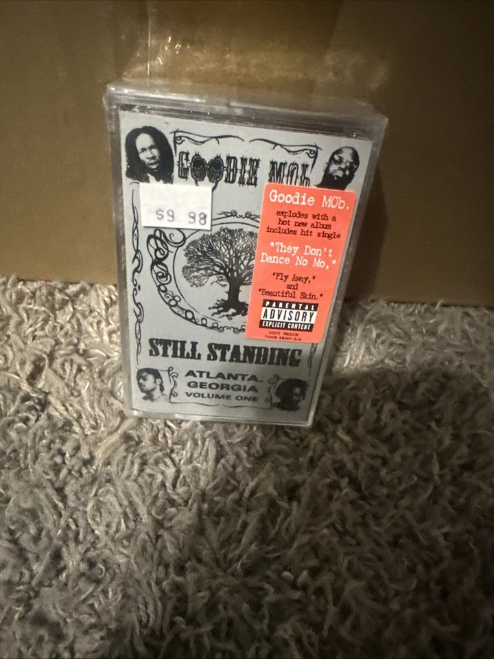 SEALED GOODIE MOB STILL STANDING Cassette Tape 1998 Hip Hop Rap HYPE STICKER! - Image 1 of 2