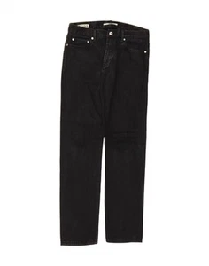 REISS Mens Drake Slim Straight Jeans W32 L32 Black Cotton BT04 - Picture 1 of 3
