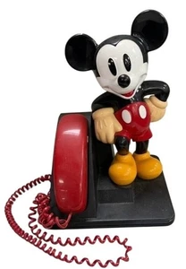 Vintage Mickey Mouse Telefon schnurgebunden Festnetz Disney Sammlerstück * C10-l - Bild 1 von 2