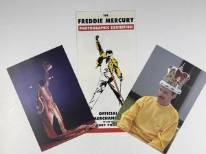 Queen Freddie Mercury Postkarten X2 & Foto Ausstellung Flyer Original 1990er - Bild 1 von 12