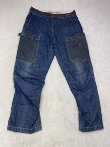 Ecko Complex Denim Foundry Carpenter Jeans Blue Workwear Utility Pants 34x30.5 - Picture 1 of 9