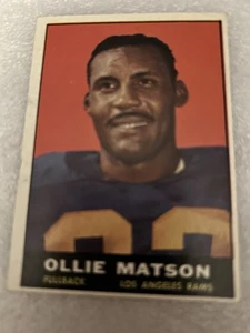 1961 Topps Set-Break # 50 Ollie Matson EX-EXMINT Hall Of Fame - Picture 1 of 2