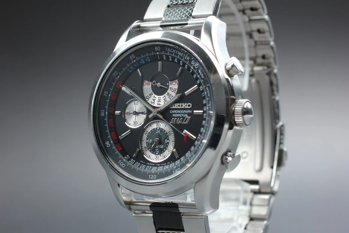 Seiko Watches with Perpetual Calendar for sale - eBay