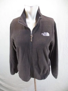 The North Face Size L Boys Brown FullZip Stand Collar Fleece Athletic Jacket 108 - Picture 1 of 10
