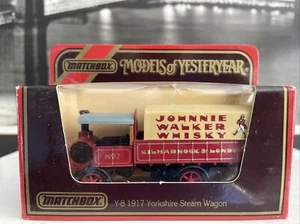 Matchbox 1986 Y.Y. #Y-8 1917 Yorkshire Steam Wagon Johnnie Walker Whisky NEW - Picture 1 of 10
