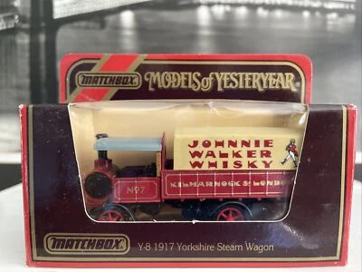 Matchbox 1986 Y.Y. #Y-8  1917 Yorkshire Steam Wagon Johnnie Walker Whisky NEW - Image 1 of 4