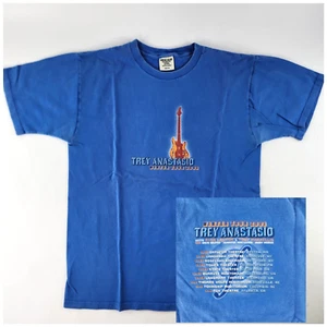 Vintage Trey Anastasio 2001 Winter Tour Band Concert T-Shirt Size M Phish Tour - Picture 1 of 13