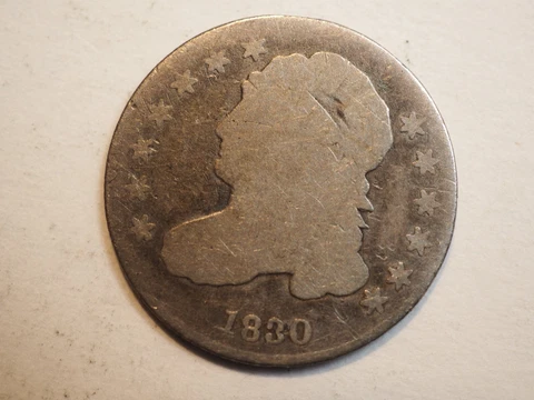 1830 CAPPED _Bust_Silver Dime_A0811 Cover