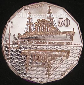 2014 50c 'Centenary of the Sydney/Emden Engagement' Specimen Grade Coin:Unc - Picture 1 of 2