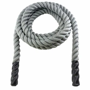 Cuerda de batalla gris sintética de 40 mm, cuerda de batalla, cuerdas de ejercicio x 15 metros - Imagen 1 de 5