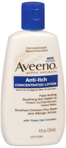 AVEENO LOTION ANTI ITCH CONCENTRATED 4OZ