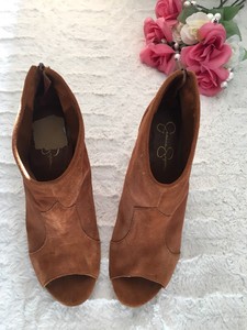 jessica simpson peep toe booties