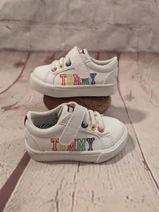 Tommy Hilfiger Infant Size 4 Rainbow Sneaker Hook Loop - Picture 1 of 7