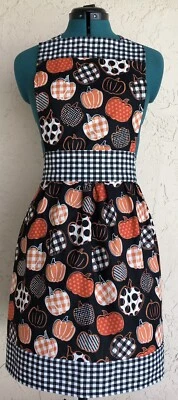 Handmade Thanksgiving and Fall Full Apron - Image 1 of 2