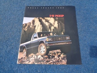 NOS 1985 Chevy Chevrolet S-10 Pickup Truck SHOWROOM BROCHURE - Image 1 of 4