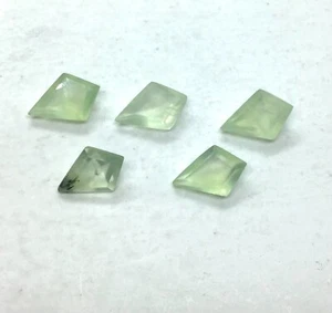 Piedras preciosas sueltas AAA prehnita natural corte cometa para joyería surtida de todo tipo - Imagen 1 de 16
