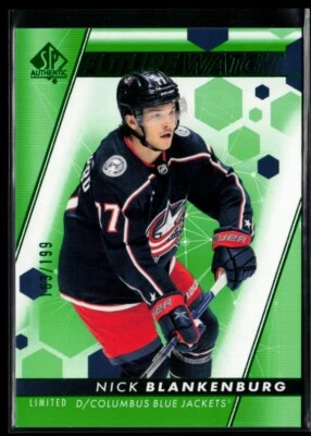 2022-23 SP Authentic Limited Green #161 Nick Blankenburg RC 163/199 - Image 1 of 2