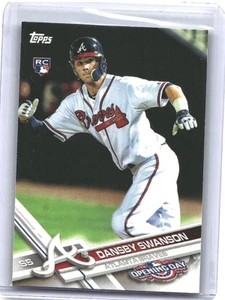 2017 Topps Opening Day Dansby Swanson Rookie RC #196 Atlanta Braves - Picture 1 of 2