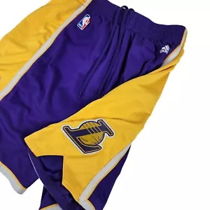 ADIDAS LOS ANGELES LAKERS PANTALONCINI DA BASKET NBA JERSEY LARGE - Foto 1 di 4