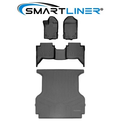 SMARTLINER Custom Fit 2 Rows Truck Bed Liner 2019-2021 Ranger SuperCrew Cab Foto 1 de 4