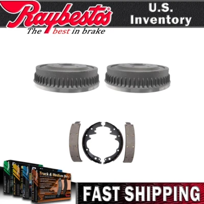 Kit de tambores de freno y zapatas de freno delanteros para Jeep J10 1976 - Raybestos Foto 1 de 4