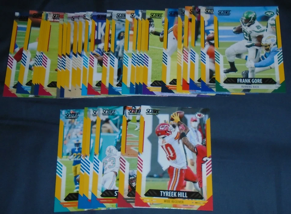 2021 Score football GOLD parallel complete your set lot 1-300 - Image 1 of 1