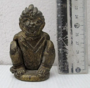 Seliger Terrakotta Buddha Amulett Hanuman Wat Phra That Lampang Luang - Bild 1 von 4