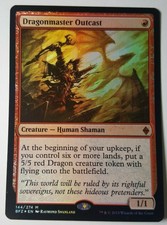 Dragonmaster Outcast FOIL - Battle for Zendikar (Magic/mtg) Mythic Rare