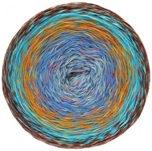 Wolle Kreativ! Lana Grossa - Twisted Summer Shades - Fb. 1101 rot/türkis 200 g - Bild 1 von 1